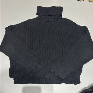 Abercrombie & Fitch Black Turtle Neck Sweater